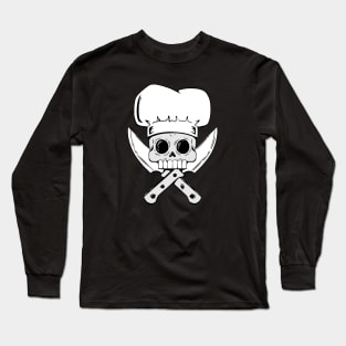 Cook skull Long Sleeve T-Shirt